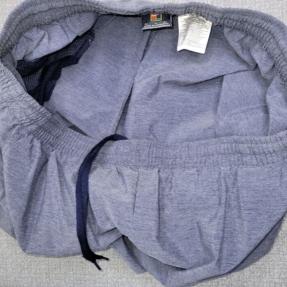 Nike Court Men Shorts Large Drawstring Elastic Waist Pockets Unlined Blue - Picture 5 of 10